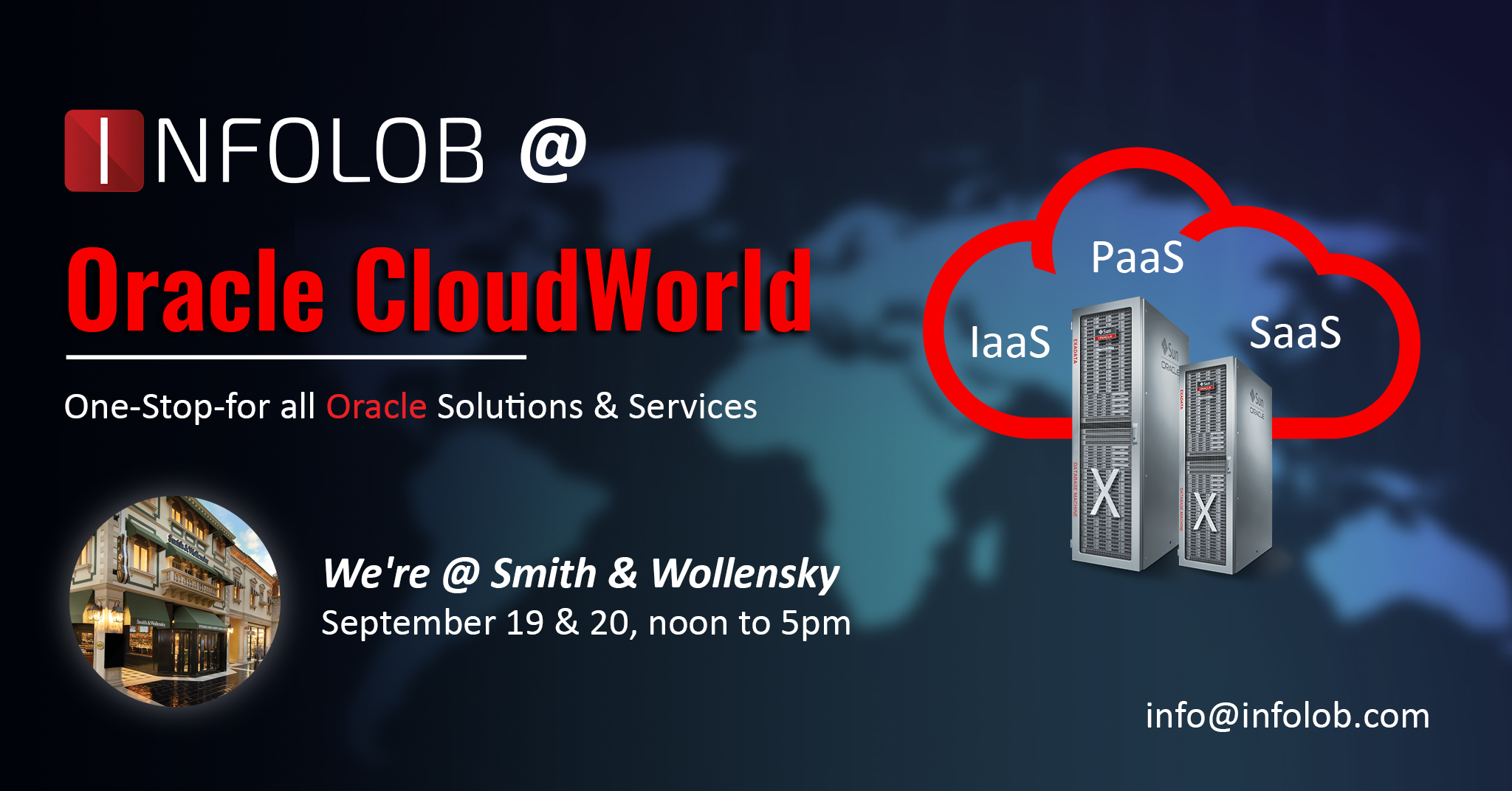 You are currently viewing INFOLOB @ Oracle CloudWorld 2023