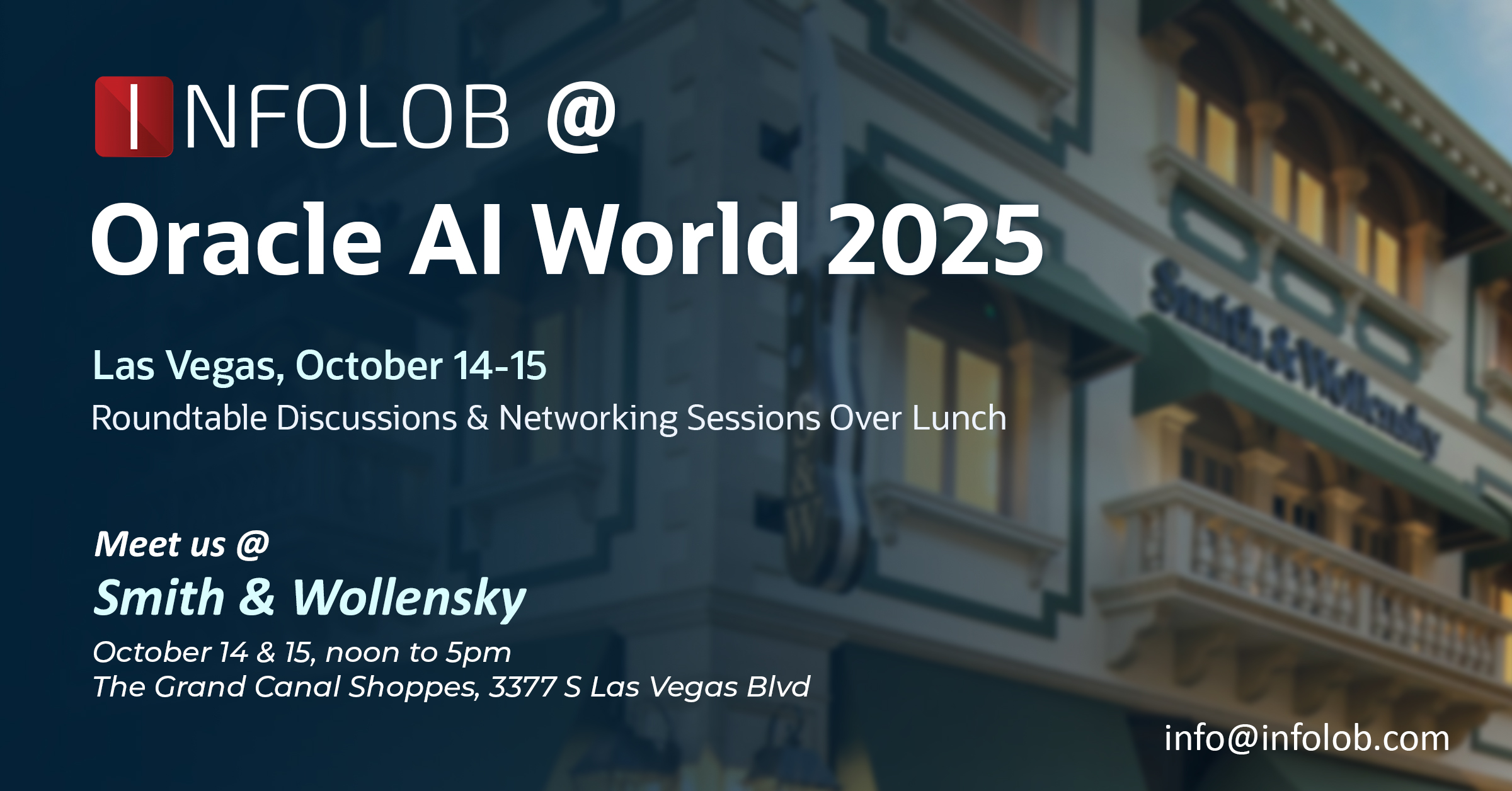 Read more about the article INFOLOB@Oracle AI World 2025